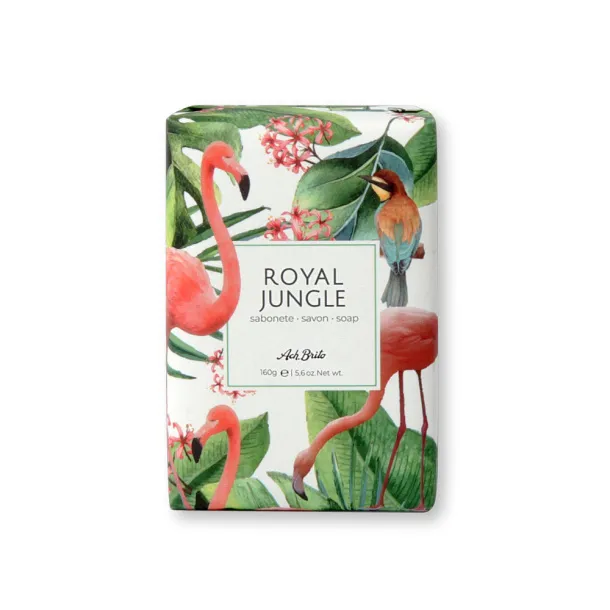 ROYAL JUNGLE Soaps enriched with green clay (160g) Light pink