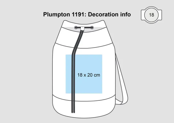  Plumpton ruksak od poliestera s vezicom - Shugon