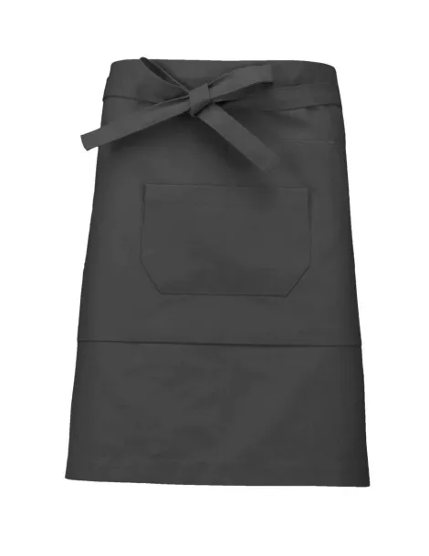  COTTON MID-LENGTH APRON - Kariban Tamno siva