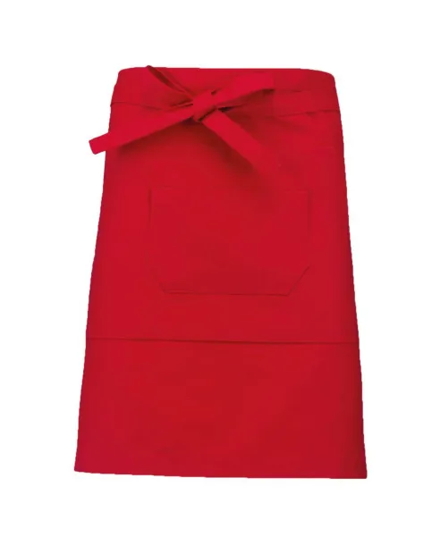  COTTON MID-LENGTH APRON - Kariban Red