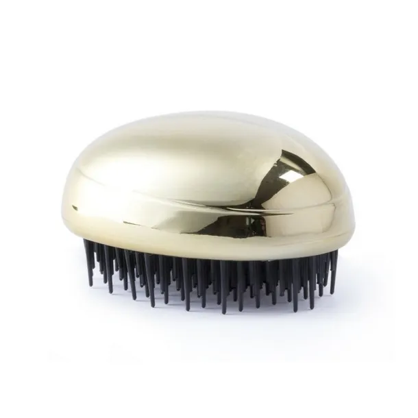  Anti-tangle hairbrush gold