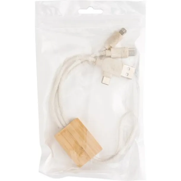  Charging cable, hanger brown