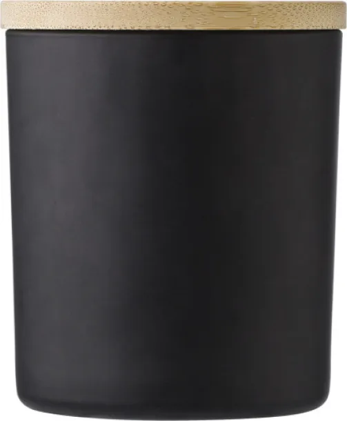 Josiah Glass candle  black