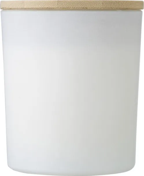 Josiah staklena svijeća Bijela