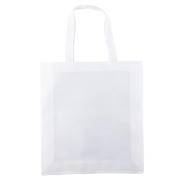 NON shopping bag made of nonwoven fabric White
