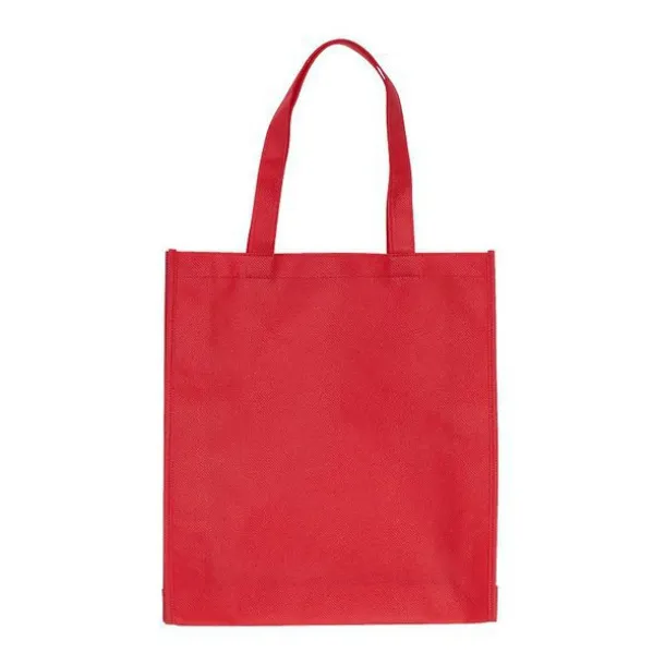 NON shopping bag made of nonwoven fabric Red