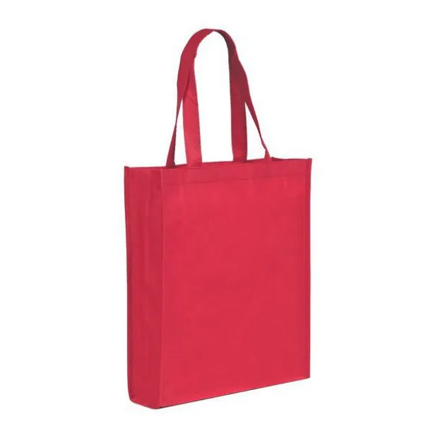 NON shopping bag made of nonwoven fabric Red