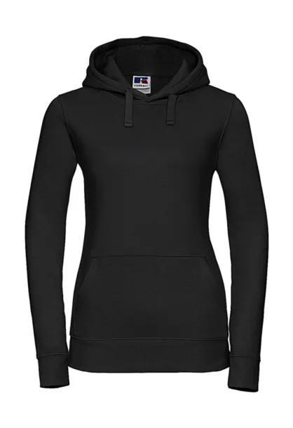  Ladies' Authentic Hooded Sweat - Russell  Black