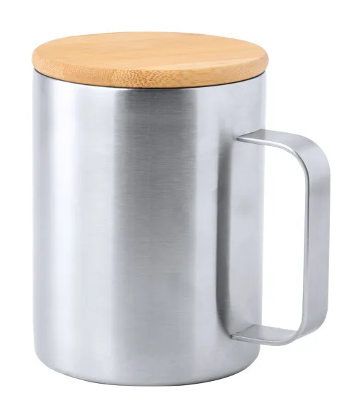 Ricaly stainless steel mug Silver Natural