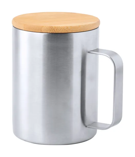 Ricaly stainless steel mug Silver Natural