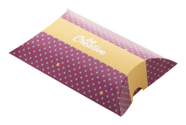 CreaBox Pillow M personalizirana poklon kutija u obliku jastuka Bijela