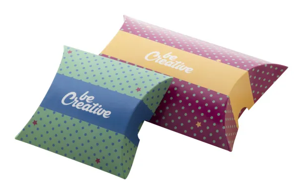 CreaBox Pillow M personalizirana poklon kutija u obliku jastuka Bijela
