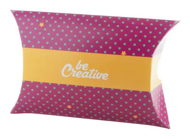 CreaBox Pillow M personalizirana poklon kutija u obliku jastuka Bijela