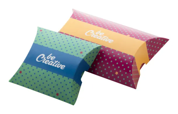 CreaBox Pillow M personalizirana poklon kutija u obliku jastuka Bijela