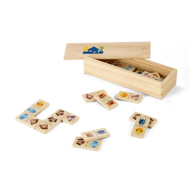 DOMIN Dominoes game Light natural