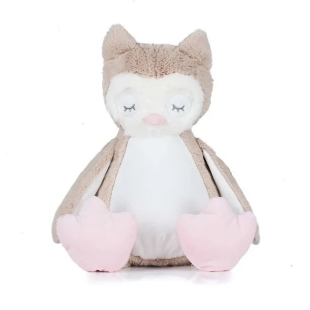  ZIPPIE OWL - Mumbles Light Brown