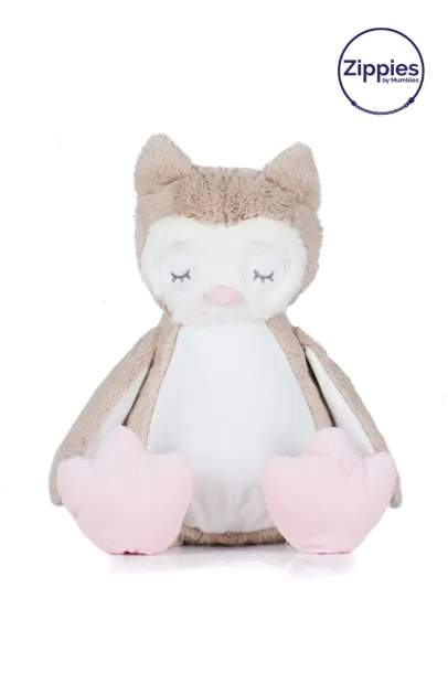  ZIPPIE OWL - Mumbles Light Brown