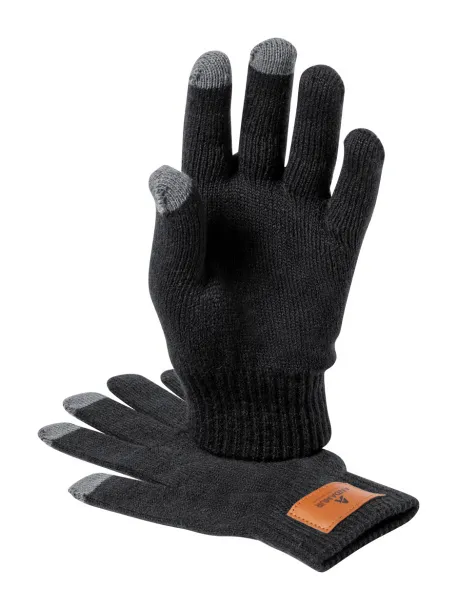 Prasan hat and gloves set Black