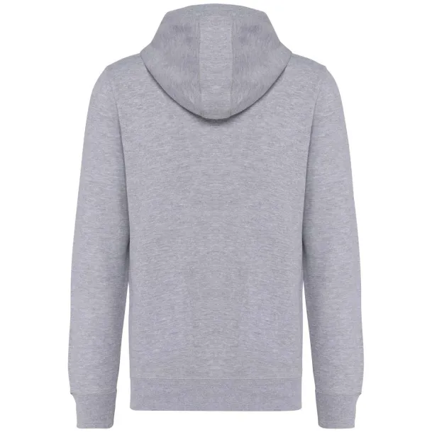  UNISEX ECO-FRIENDLY FRENCH TERRY ZIPPED HOODED SWEATSHIRT - Kariban Oxford Grey