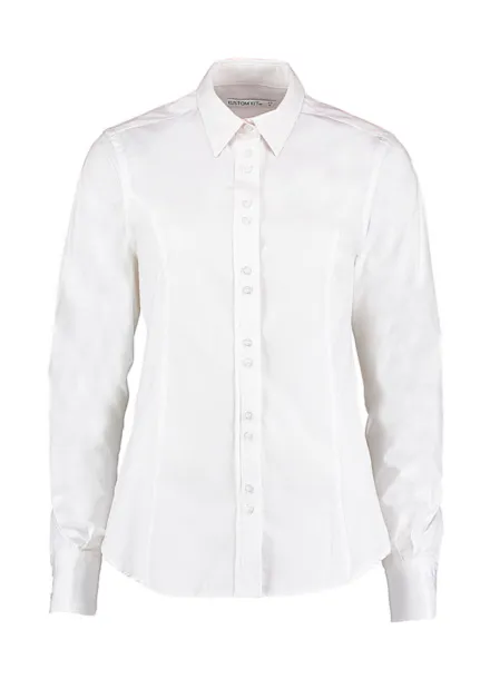  Women's Tailored Fit City Shirt - Kustom Kit Bijela