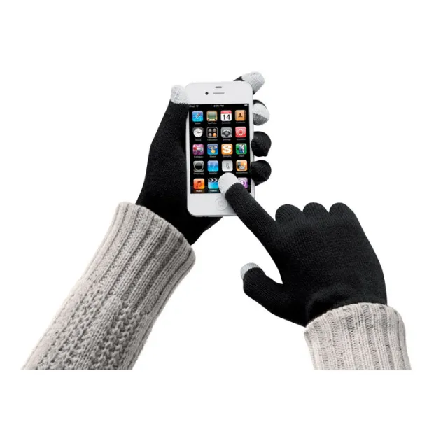 TACTO Tactile gloves for smartphones Black