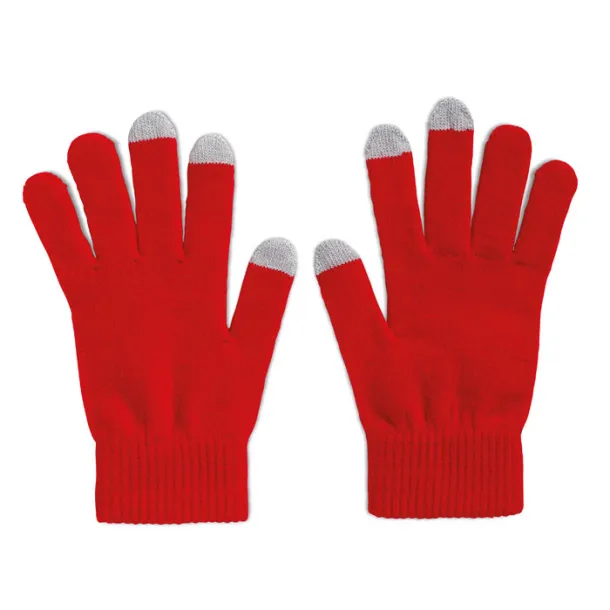 TACTO Tactile gloves for smartphones Red