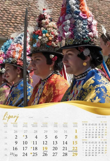  "MOJA ZLATNA SLAVONIJA i BARANJA"  color kalendar Color