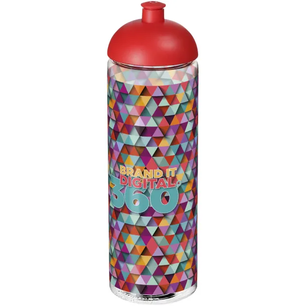 H2O Vibe 850 ml dome lid sport bottle White Red