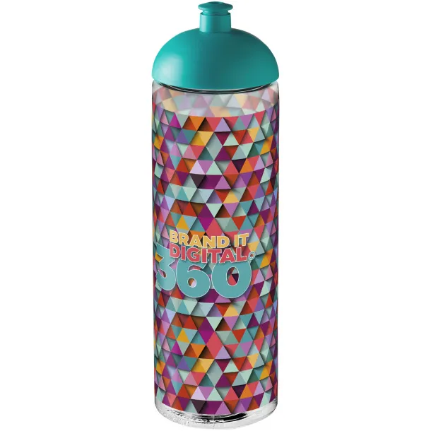 H2O Vibe 850 ml dome lid sport bottle White Aqua blue