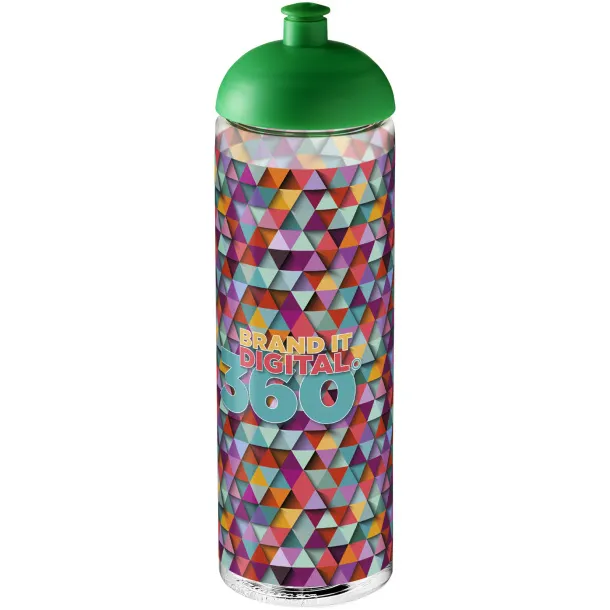 H2O Vibe 850 ml dome lid sport bottle White Green