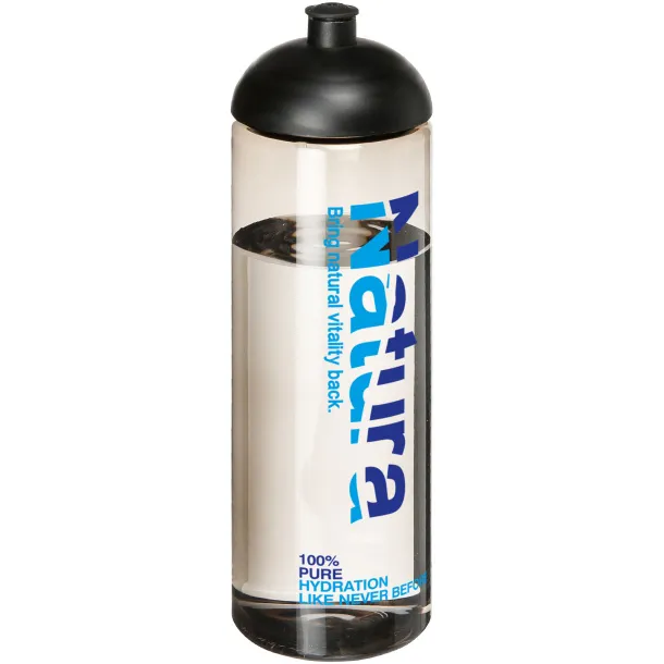 H2O Vibe 850 ml dome lid sport bottle Charcoal Solid black