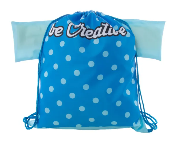 CreaDraw T custom drawstring bag Blue