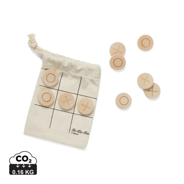  VINGA Tic-tac-toe mini game - Vinga brown 