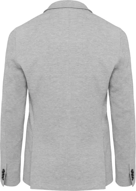  MEN’S KNIT JACKET - Kariban Light Grey Heather