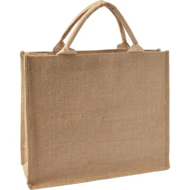  Jute shopping bag brown