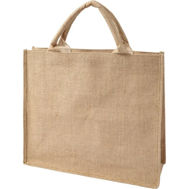  Jute shopping bag brown