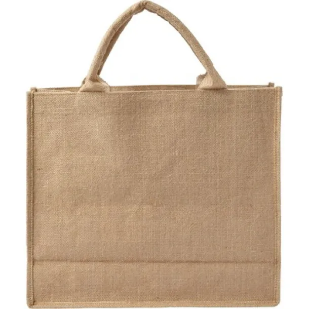  Jute shopping bag brown