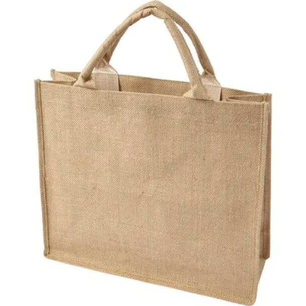  Jute shopping bag brown