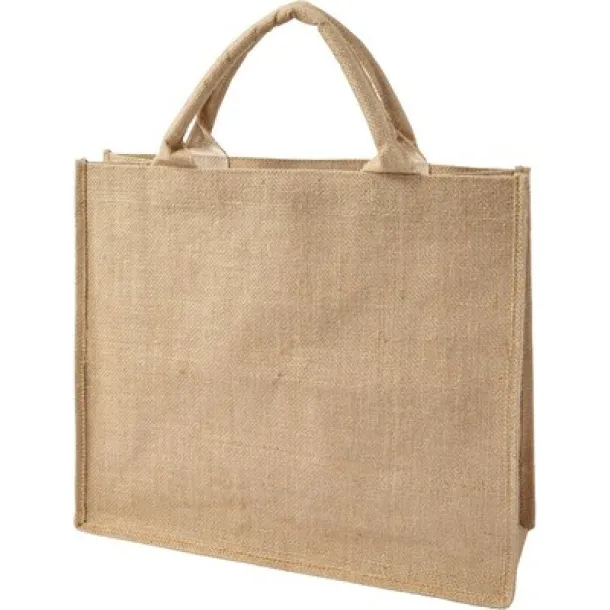  Jute shopping bag brown