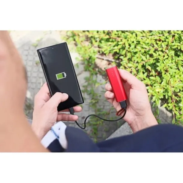  Power bank 5000 mAh with hanger red