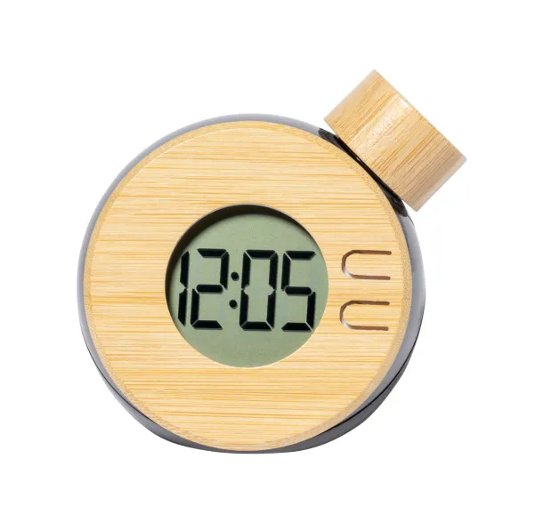 Droplex table clock Natural