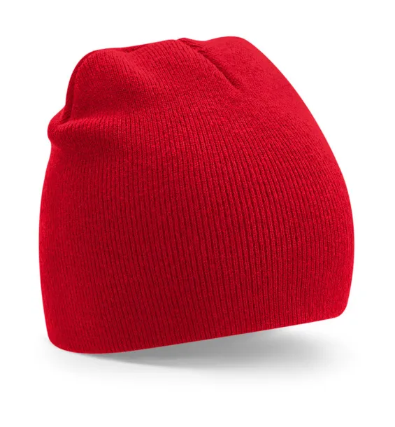  Recycled Original Pull-On Beanie - Beechfield Klasična crvena