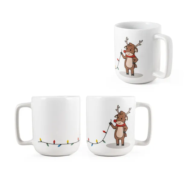 REINDEER Mug with Christmas print 330 mL