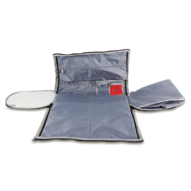 WINTON business travel bag with suit compartment Grey