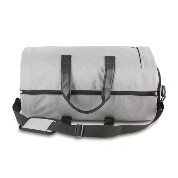 WINTON business travel bag with suit compartment Grey