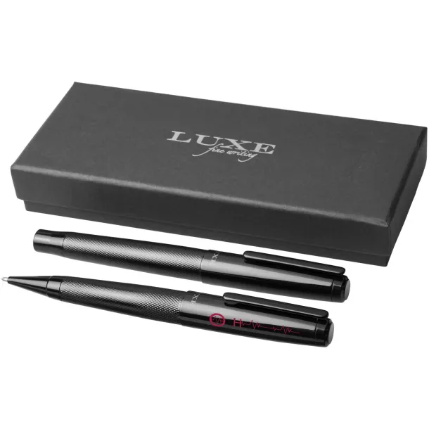 Gloss duo pen gift set - Luxe Solid black