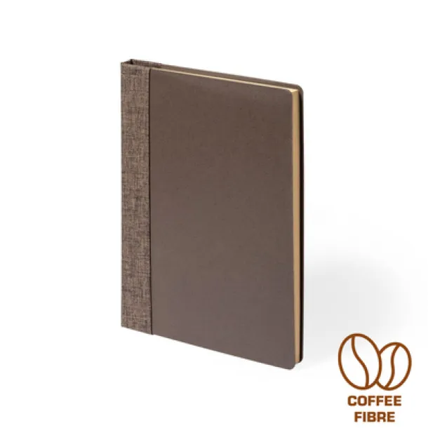  Coffee fibre notebook approx. A5 brown