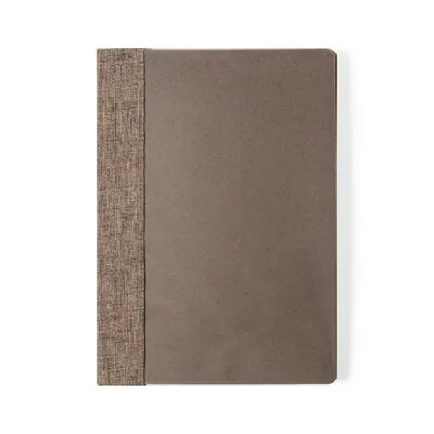  Coffee fibre notebook approx. A5 brown