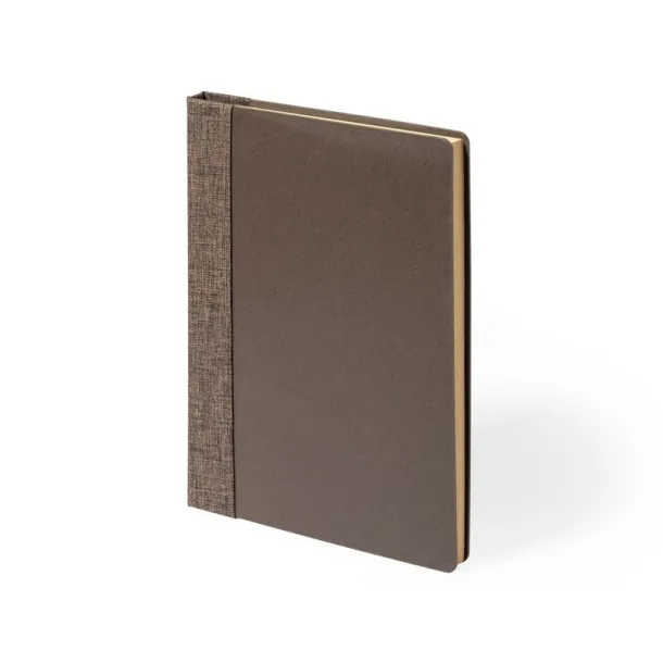  Coffee fibre notebook approx. A5 brown