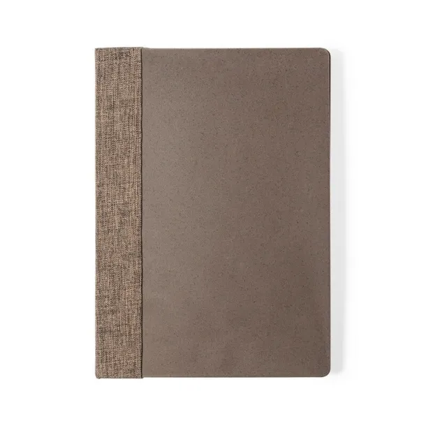  Coffee fibre notebook approx. A5 brown